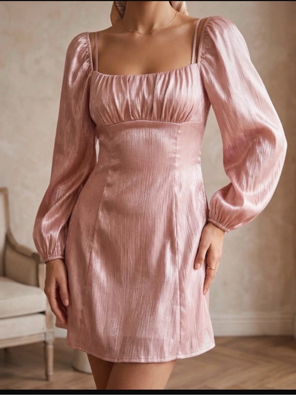 Astr the Label pink dress Size S